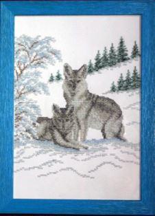 Les loups broderie 5